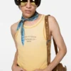 Tanktop med sprayat logotryck