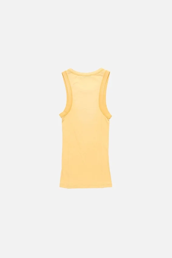 Tanktop med sprayat logotryck