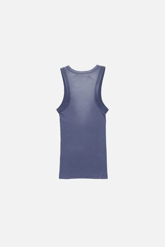 Tanktop med sprayat logotryck
