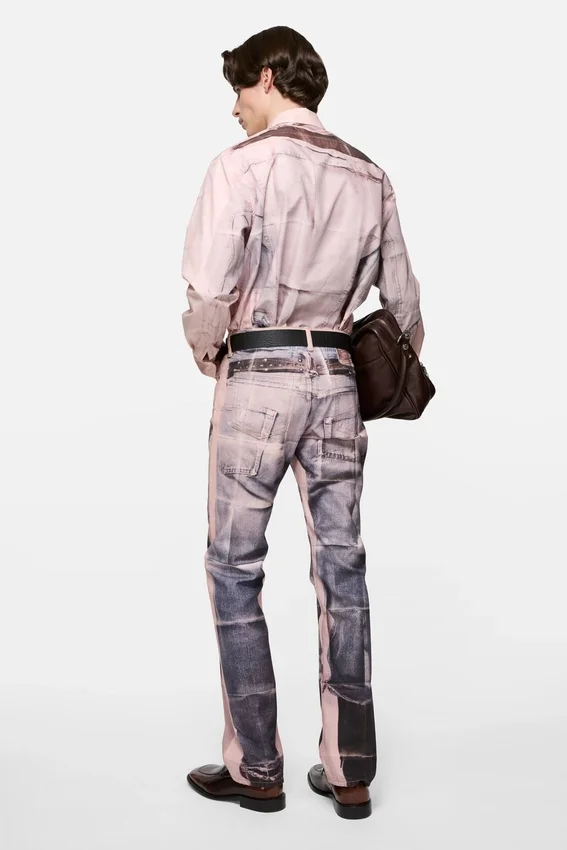 Trompe-l'œil-Jeans – Regular fit