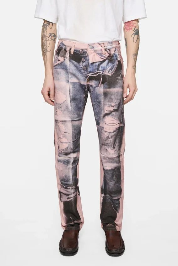 Trompe-l'œil-Jeans – Regular fit