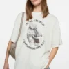 Tryckt T-shirt – avslappnad passform
