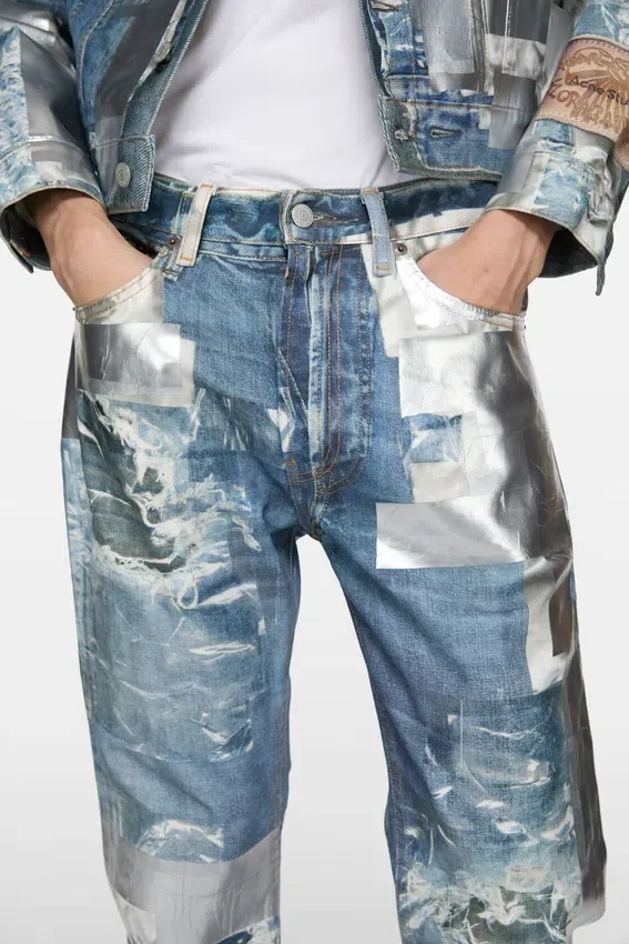 Tryckta jeans – 1979