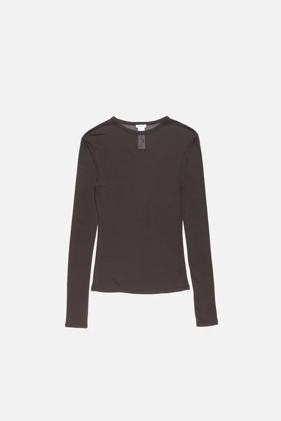 Tunn långärmad T-shirt