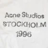 Tvättad jacka med logotyp