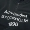 Tvättad kofta med dragkedja