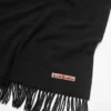 Ullhalsduk med fransar – oversized